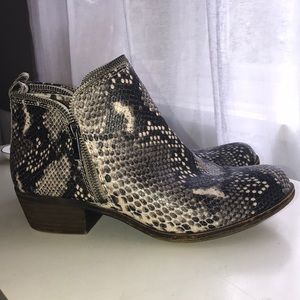 Snake Skin Lucky Brand Booties